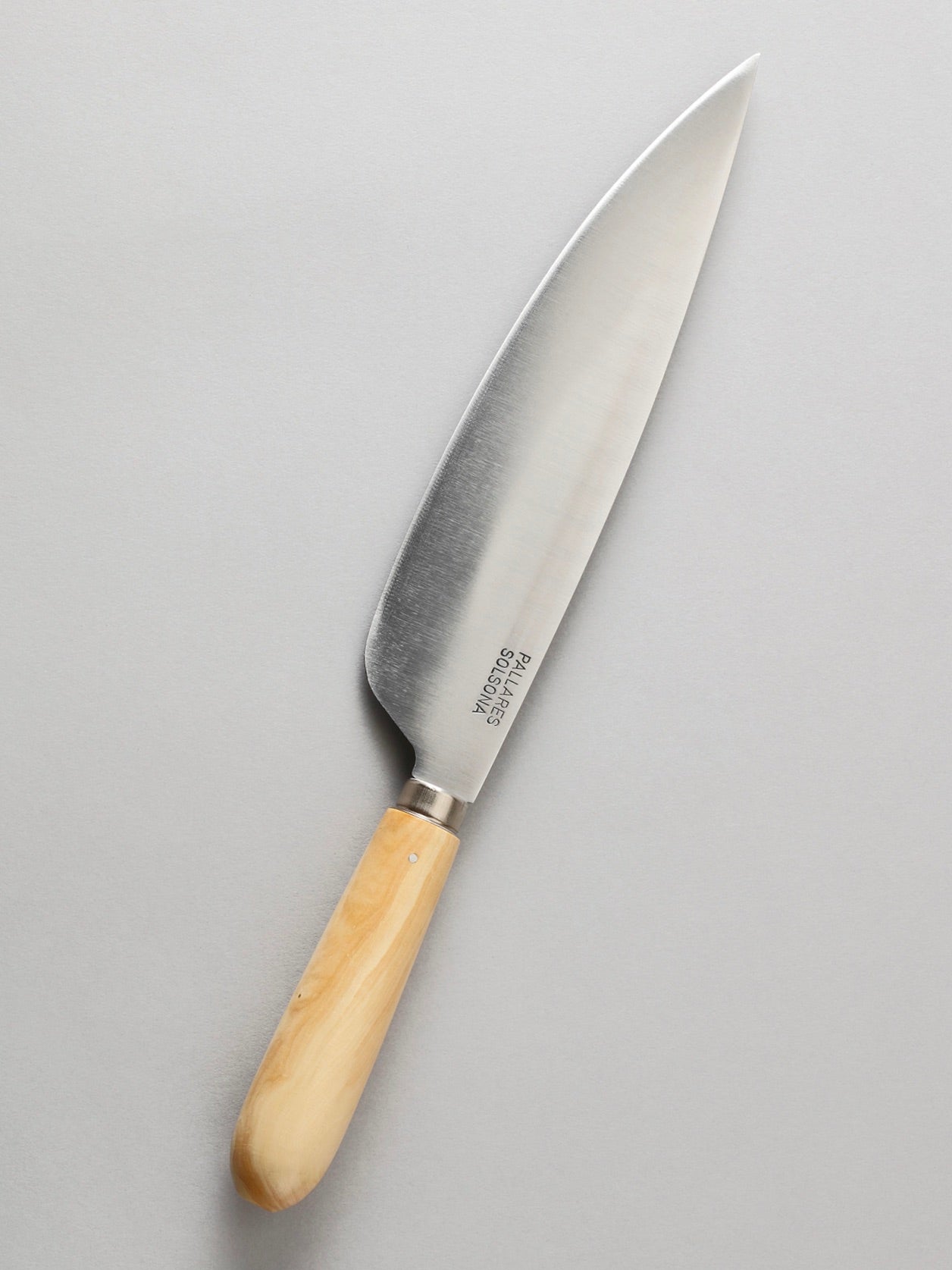 Pallares Solsona - Kitchen Knife - Boxwood Handle - 34cm - Carbon