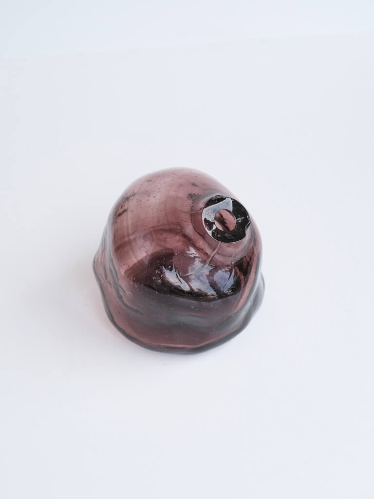 Small Rock Vase in Raspberry